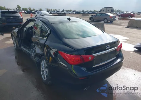 2014 Infiniti Q50 Premium/Sport from USA, damaged, VIN JN1BV7APXEM677302
